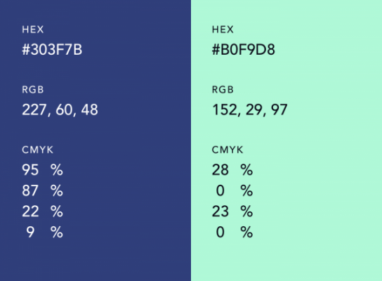 معنی رنگ آبی در لوگو طراحی لوگو آبی فیروزه ای
