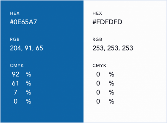 معنی رنگ آبی در لوگو 4 لوگو آبی و سفید