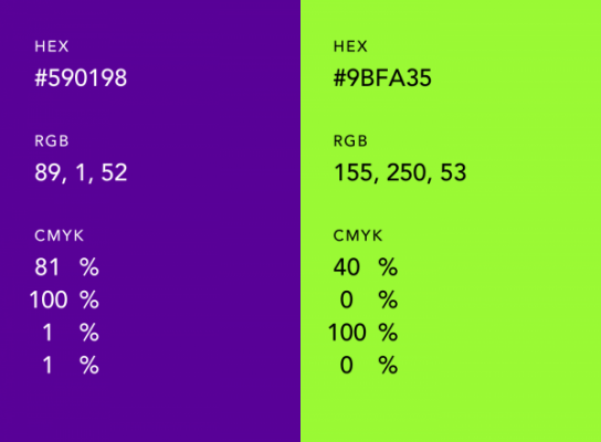 طراحی لوگو بنفش لوگو بنفش و ترکیب