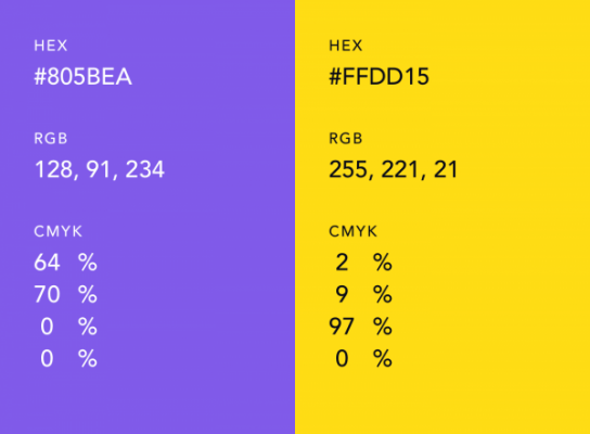 طراحی لوگو بنفش طراحی لوگو بنفش و زرد