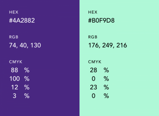 طراحی لوگو بنفش لوگو بنفش برای چه کسب و کارهایی مناسب است؟