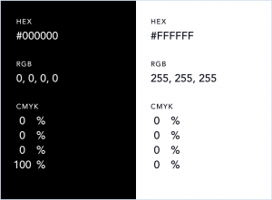 لوگو سیاه و سفید