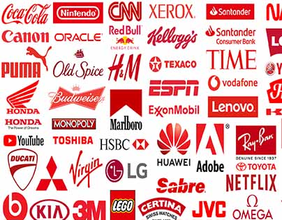 طراحی لوگو قرمز