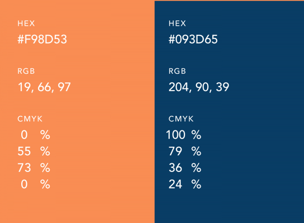 طراحی لوگو نارنجی 6 طراحی لوگو نارنجی و آبی