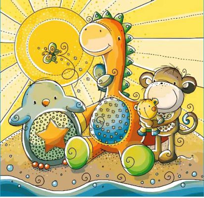 تصویرسازی فانتزی و کودکانه